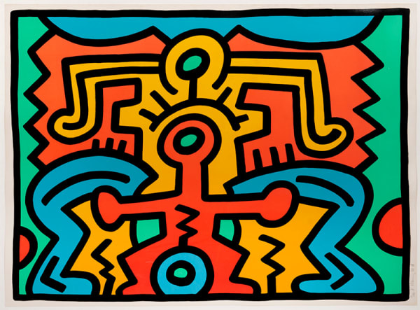 Keith Haring, Growing #5, 1988