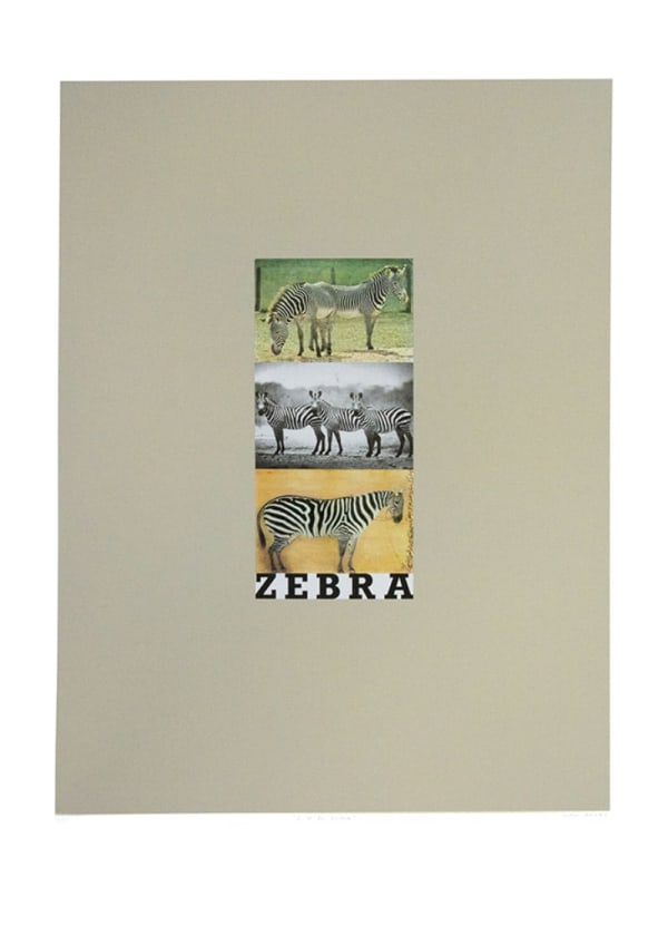 Peter Blake, Z is for Zebra, 1991