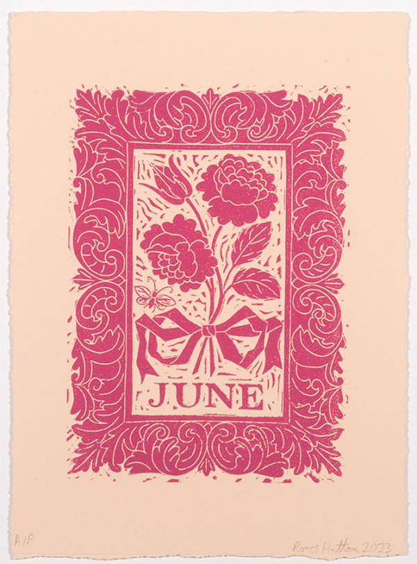 Rory Hutton, June, from Months of the Year, Pink, 2023