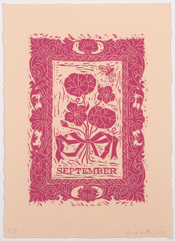 Rory Hutton, September, from Months of the Year, Pink, 2023