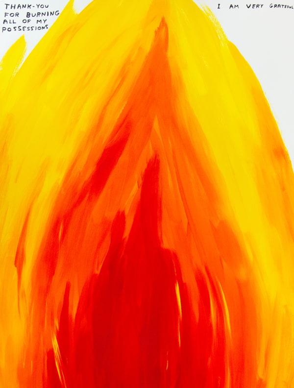 David Shrigley - Untitled (Fire), 2019