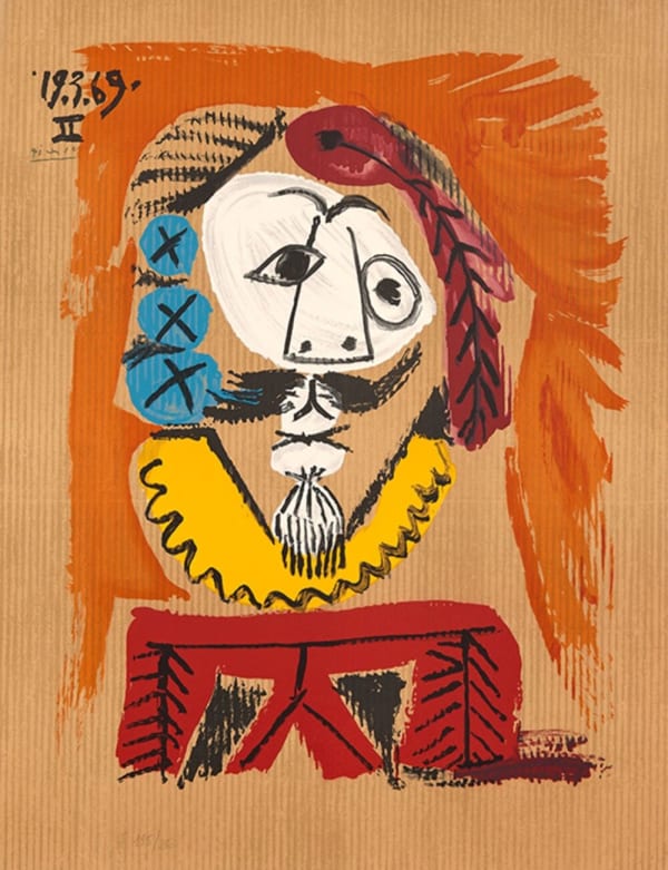 After Pablo Picasso, Les Portraits Imaginaries: One Plate, 1969