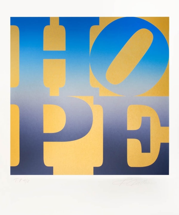Robert Indiana, Four Seasons of Hope Gold, 2012