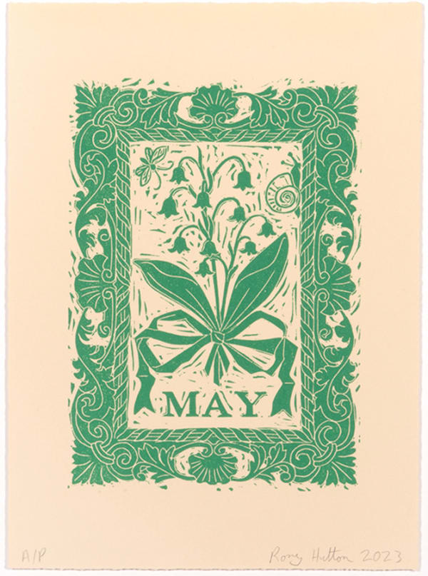 Rory Hutton, May, from Months of the Year, Green, 2023
