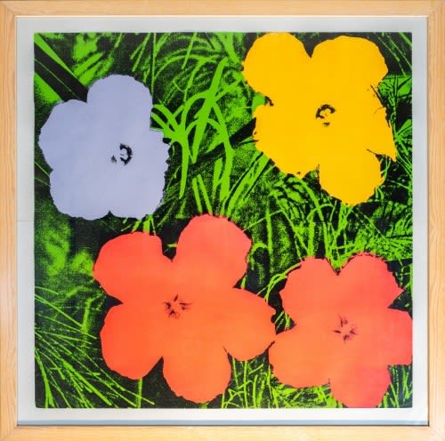 Andy Warhol, Flowers: One Plate (F & S II.73), 1970