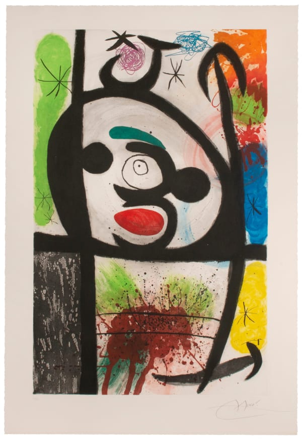 Joan Miró, La Femme Toupie, 1974