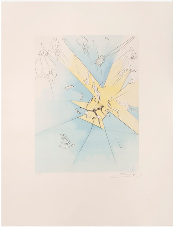 Salvador Dalí, A Shattering Entrance to the USA, from After 50 Years of Surrealism, 1974
