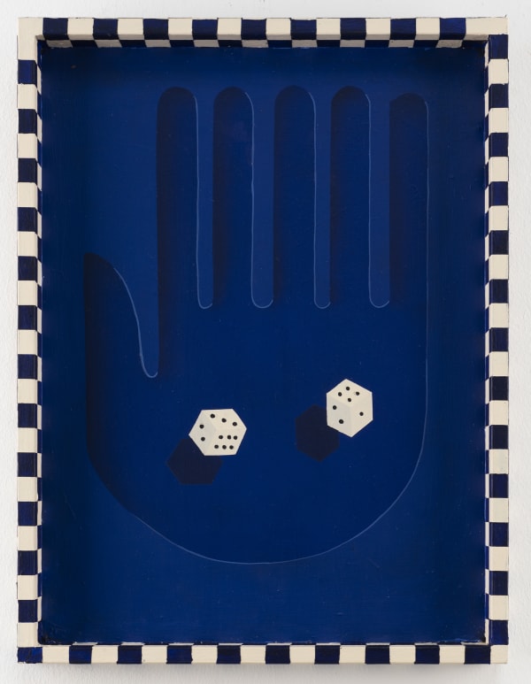 Charline Tyberghein "I'll hold my own hand", 2020 Acrylic on wood 40 x 30 x 2,5 cm