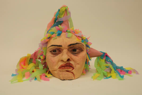 Paola Quiñonez Piñata, 2021 Acrylic, papier-maché 56 x 76 x 40 cm