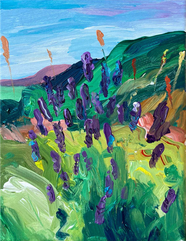 Elise Debrock, Lavender Fields Forever, 2022