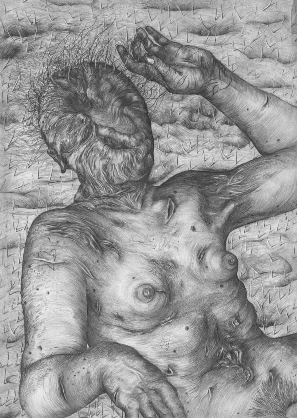 Tom Hallet To Paloma, 2020 Graphite on paper 21 x 29,7 cm