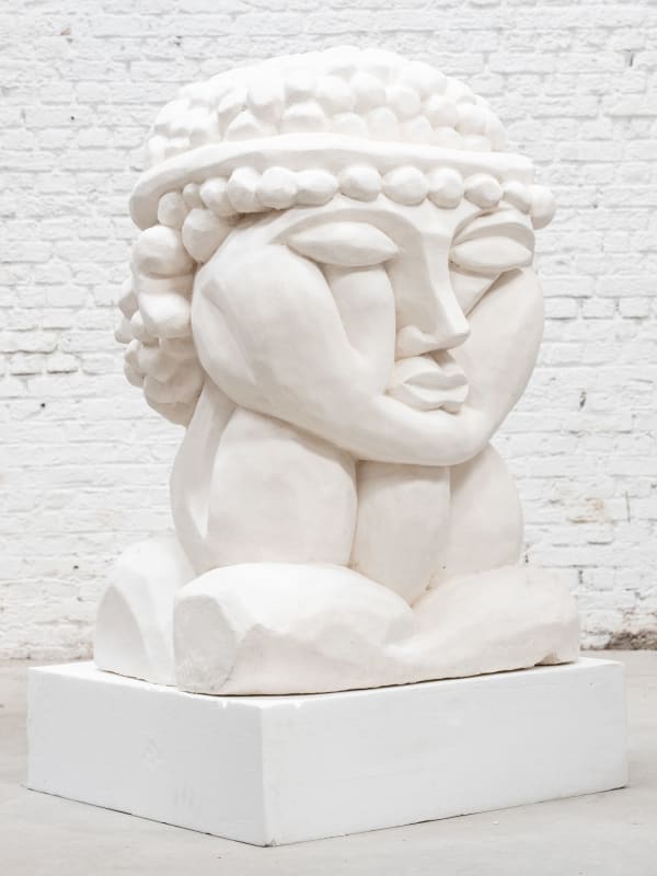 Florian Tomballe, Boy with curls, 2021