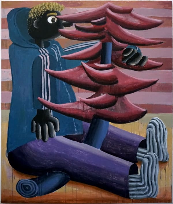 Ralf Kokke, a guy and a tree, 2018