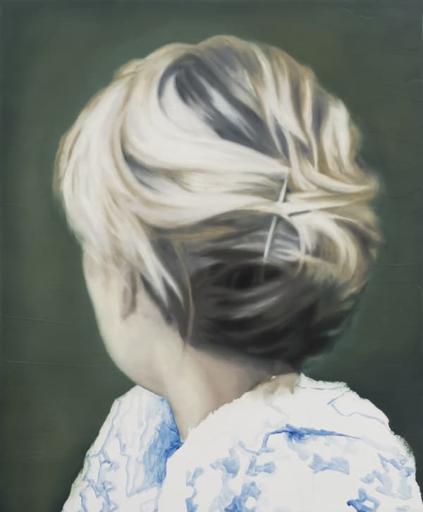 Sarah De Vos S., 2022 Oil on wood 48 x 40 cm