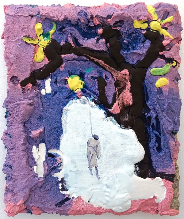 Francesco Battistello Mandragora, 2023 mixed media on wood frame 40 x 30 cm