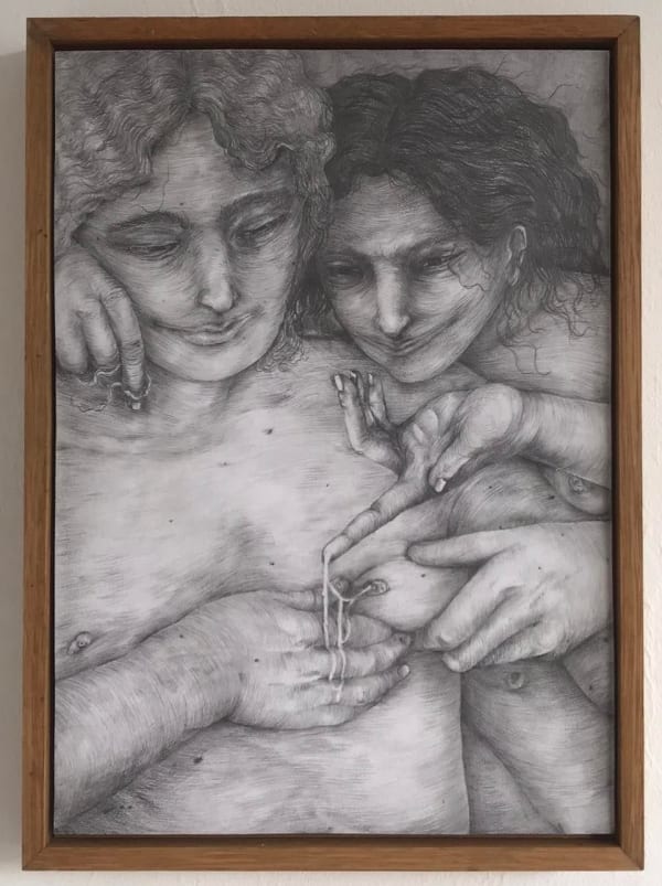 Tom Hallet To You, 2020 Graphite on paper 21 x 29,7 cm