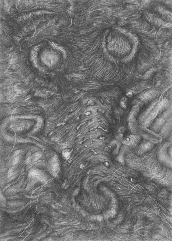 Tom Hallet To Derek, 2020 Graphite on paper 21 x 29,7 cm