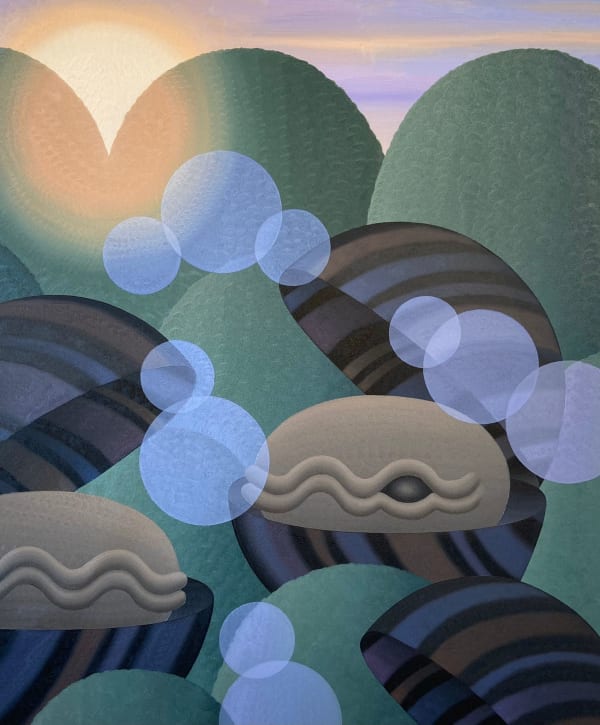 Laurens Legiers, Untitled ( Mussels with a Sun Glare ), 2022