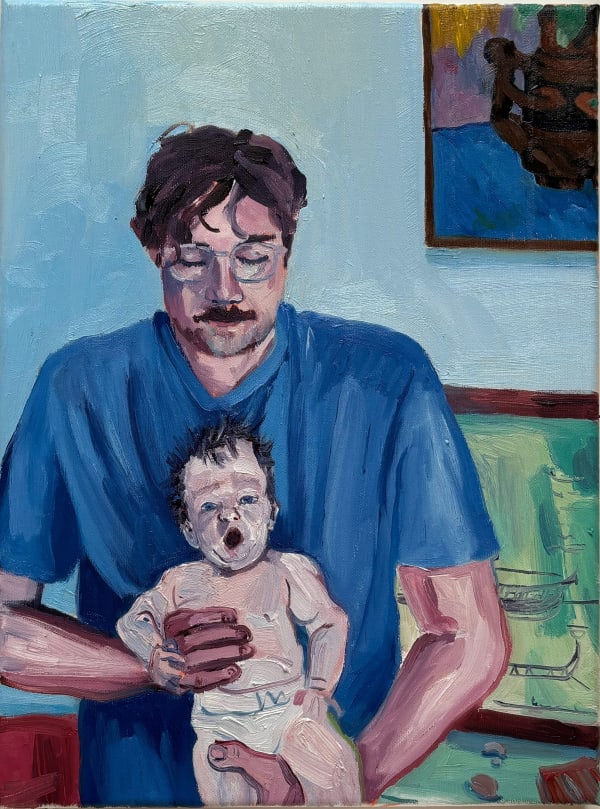 Elise Debrock Alba, 2024 Oil on canvas 40 x 30 cm