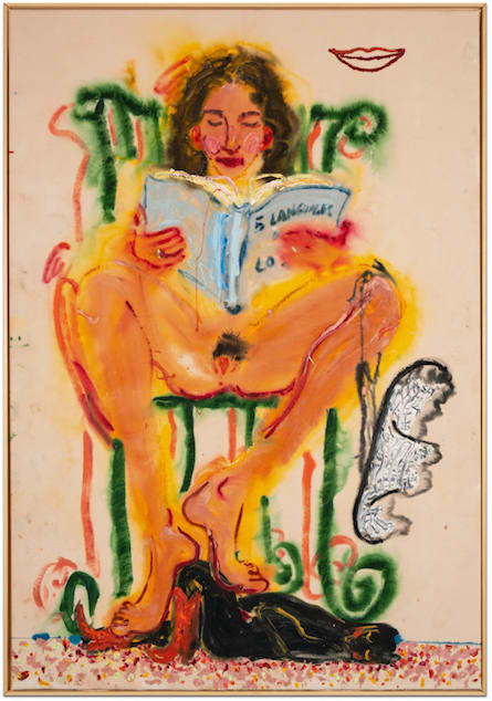 Katarina Janeckova Untitled, 2021 Acrylic on canvas 170 x 119 cm (framed 173,5 x 122,5 cm)