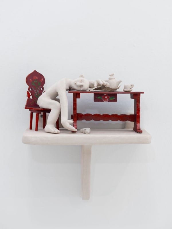 Dirk Van Saene, Bad News ... (After Maurizio Cattalan: Bidibidobidiboo, 1996), 2023