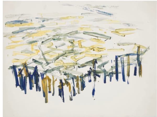 Charlotte Posenenske, Palette-knife work (Taununs Landscape), ca. 1961