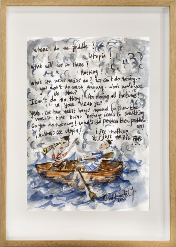 Joris Van de Moortel, Eutopia Utopia, een land waar niemand heen wil gaan , 2020