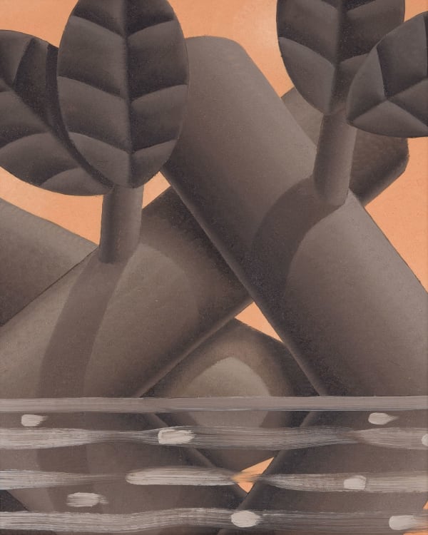 Laurens Legiers, branches by the lake, 2021