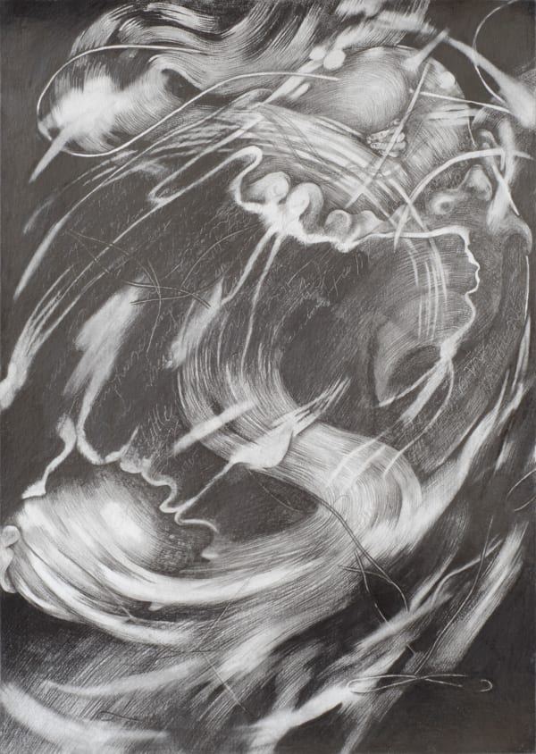 Tom Hallet To Bell, 2023 Graphite on paper 21 x 29,7 cm