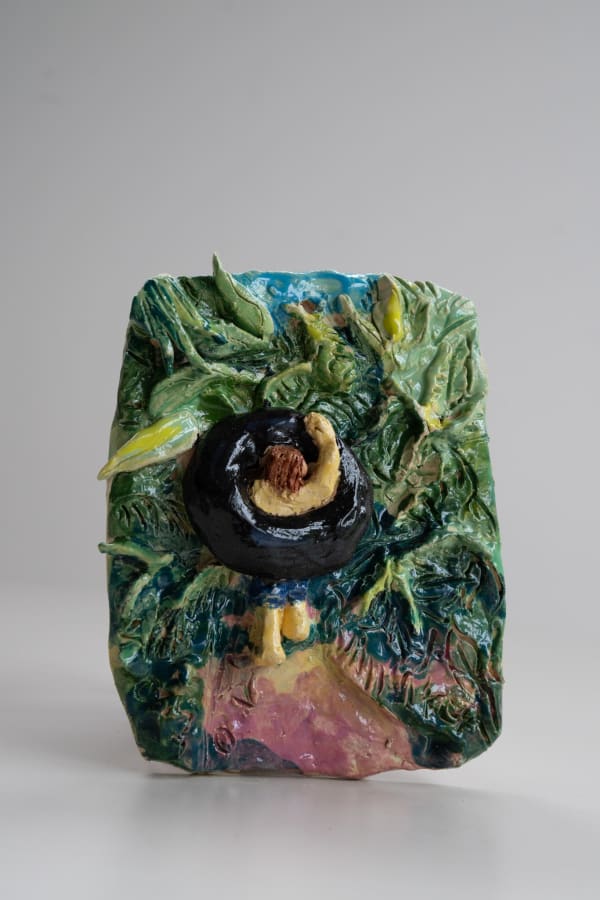 Elise Debrock Ready To Float, 2023 Glazed ceramic 14 x 4 x 19 cm