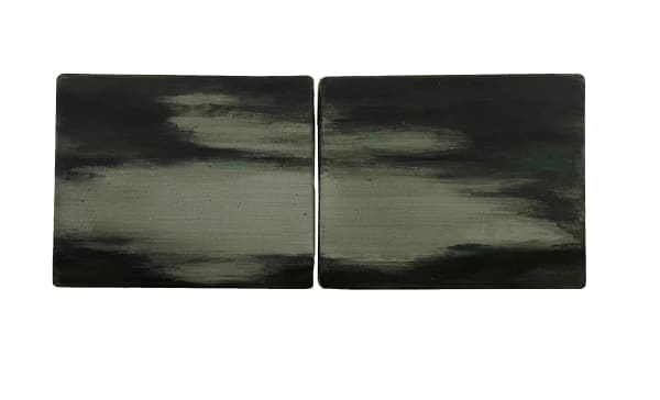 Penelope Deltour D.063, 2023 Mixed media on wood 9,7 x 24,8 cm