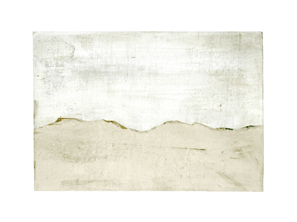 Penelope Deltour D.035, 2023 Mixed media on wood 12,3 x 17,7 cm