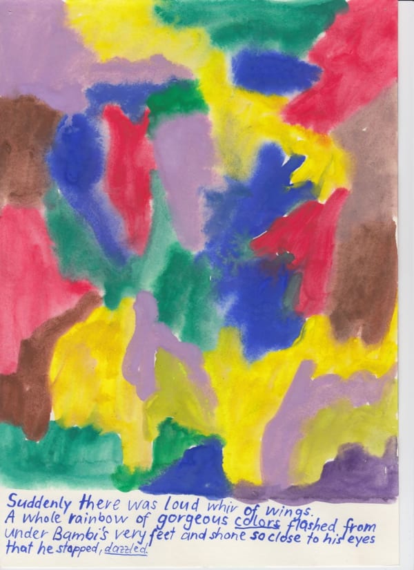 Beni Bischof, From the series, "Bambi A Live in the Woods", Suddenly there was a loud whiv of wings, 2016