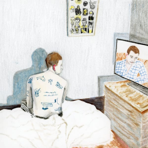 Judit Kristensen, Corona Quarantine (television and repo man poster), 2020