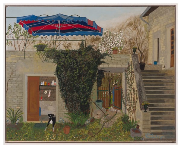 Eline Rausenberger, Tuin woning Caylus, 1988