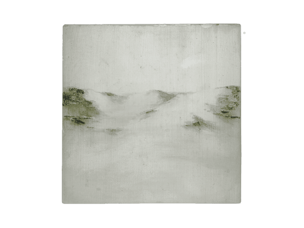 Penelope Deltour D.058, 2023 Mixed media on wood 25 x 25 cm