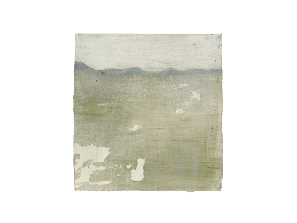 Penelope Deltour D.012, 2023 Mixed media on wood 16 x 14,8 cm