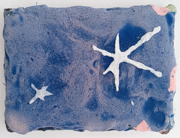 Francesco Battistello Stars, 2024 mixed media on canvas 12 x 18 cm