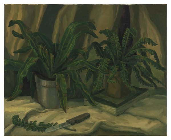 Felix De Clercq, Ferns and Knife, 2024