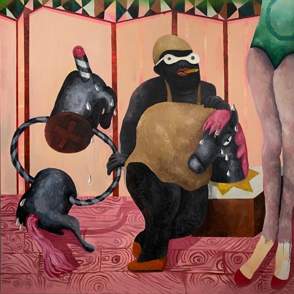 Heidi Ukkonen, Tribute to Diana...sweat & break, 2020