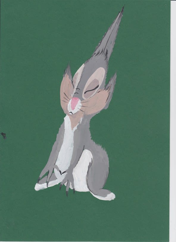 Beni Bischof, From the series, "Bambi A Live in the Woods, 2017