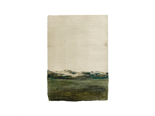 Penelope Deltour D.016, 2023 Mixed media on wood 6,6 x 9,6 cm