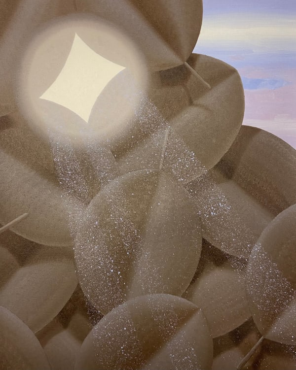 Laurens Legiers, Untitled ( Moon rays trough leaves ), 2022