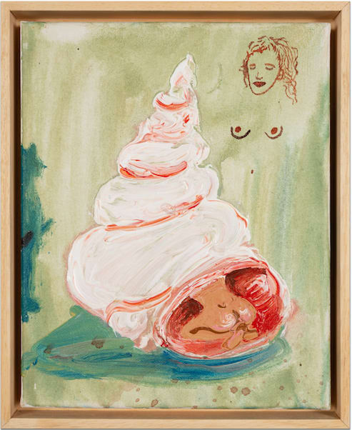 Katarina Janeckova Untitled, 2014/2020 Ink on paper 25 x 20 cm (framed 28 x 22,5 cm)