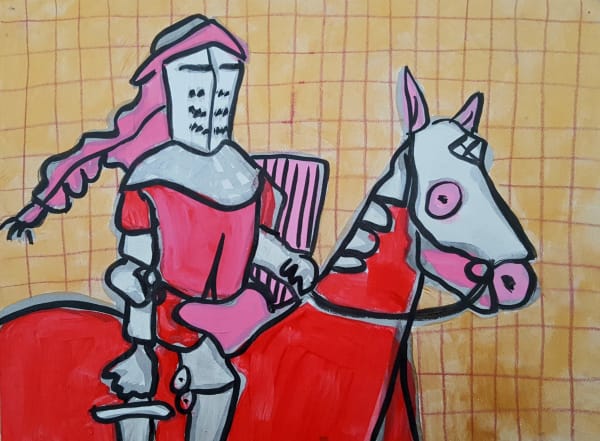 Clément Jacques-Vossen, Pink & red, 2019