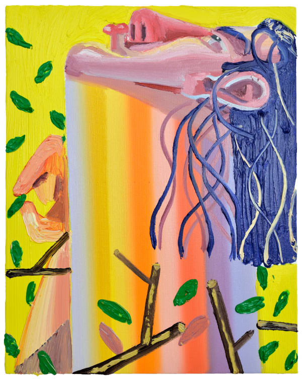 Ákos Ezer, Picking leaves, 2020