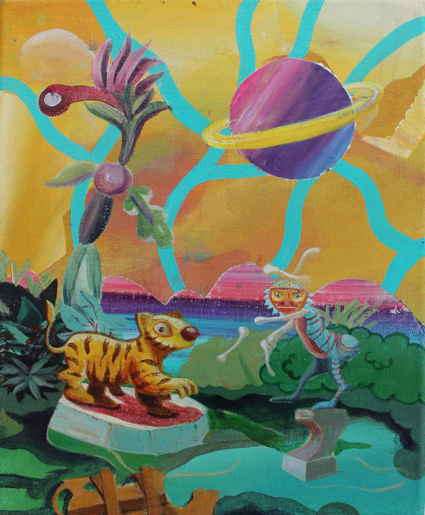 Geert Koekoeckx, Monkey say, monkey sigh, magic monkey eye , 2020