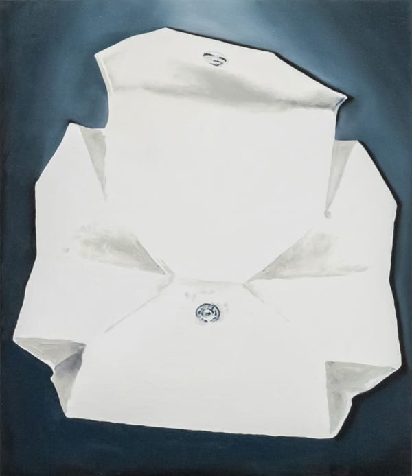 Sarah De Vos This next idea should be simple and clear, 2021 Oil on wood 30 x 26 cm