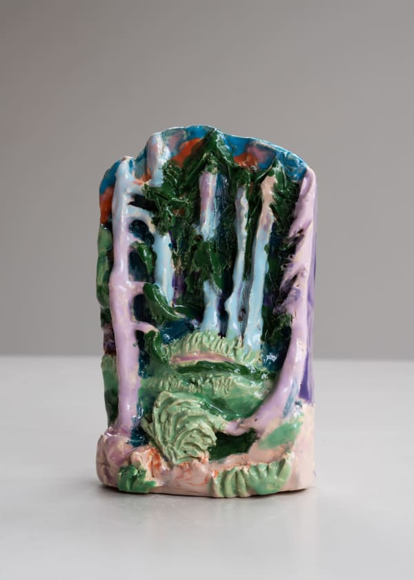 Elise Debrock Autumn Forest, Ernst Ludwig Kirchner, 2023 Glazed ceramic 19 x 11 x 4 cm