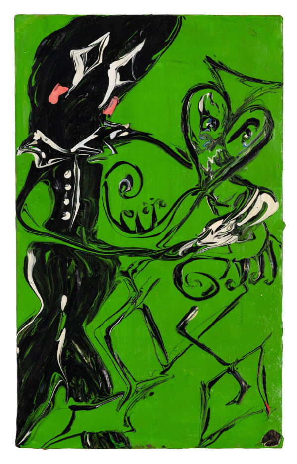 Victoria Palacios, The card player, 2024